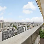 Bright Studio With Balcony - 2P- Eiffel Tower View